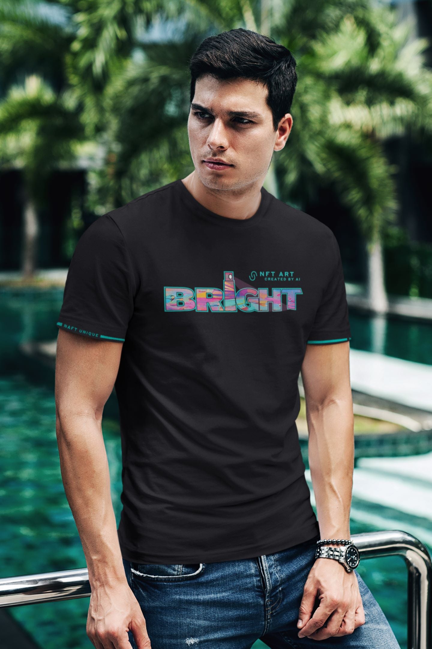 mug berouw hebben partitie NFT art t-shirt Men limited "BRIGHT" - Personalized all-in-one bundle. –  naft-unique